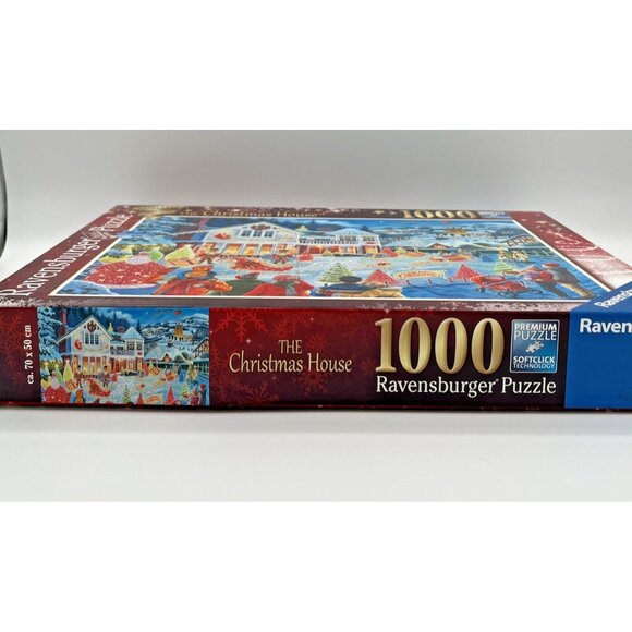 Ravensburger 1000pc The Christmas House 2021 jigsaw puzzle Complete - Picture 5 of 10